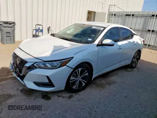 2021 Nissan Sentra SV with VIN 3N1AB8CV8MY326762, listed as a Copart auction lot 60917375 with 71,653 mi miles and Clean title. Bid and sale history available at DreamBid. Image 1.