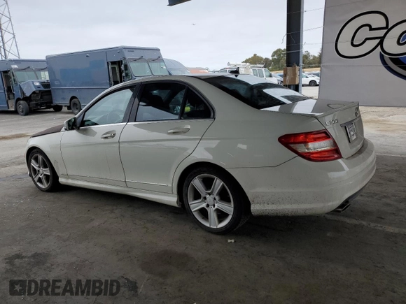 2011 Mercedes-Benz C with VIN WDDGF5EB4BA449124, listed as a Copart auction lot 55182075 with 147,699 mi miles and Clean Title. Bid and sale history available at carsss.com. Image 2.