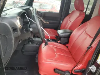 2016 Jeep Wrangler Unlimited 75th Anniversary with VIN 1C4HJWEG3GL198641, listed as a Copart auction lot 55892035 with 128,702 mi miles and Salvage title. Bid and sale history available at DreamBid. Image 7.