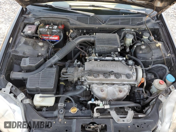1999 Honda Civic DX with VIN 1HGEJ6122XL046591, listed as a Copart auction lot 84699384 with 236,166 mi miles and Salvage Title. Bid and sale history available at carsss.com. Image 11.