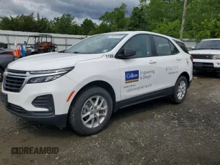 2024 Chevrolet Equinox LS with VIN 3GNAXSEG6RL225533, listed as a Copart auction lot 55491045 with 28,932 mi miles and Salvage title. Bid and sale history available at DreamBid. Image 1.