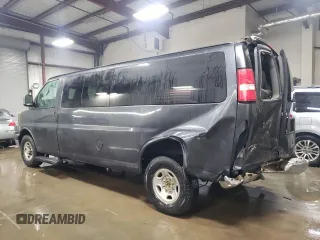 2016 Chevrolet Express Passenger LT with VIN 1GAZGPFF1G1336602, listed as a Copart auction lot 83389654 with 164,012 mi miles and Salvage title. Bid and sale history available at DreamBid. Image 2.