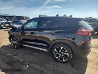 2021 Hyundai Tucson Limited with VIN KM8J3CALXMU407825, listed as a Copart auction lot 48349665 with 49,654 mi miles and Salvage Title. Bid and sale history available at carsss.com. Image 2.