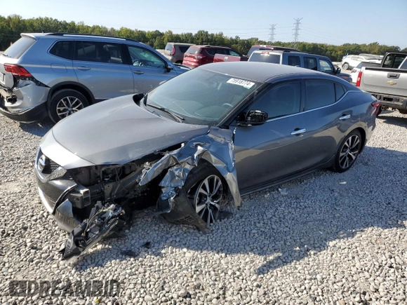 2018 Nissan Maxima SR with VIN 1N4AA6AP0JC409640, listed as a Copart auction lot 75918774 with 47,354 mi miles and Salvage Title. Bid and sale history available at carsss.com. Image 1.