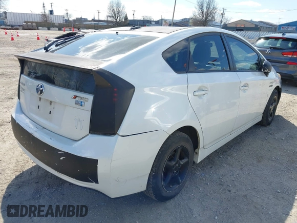 2010 Toyota Prius II with VIN JTDKN3DU1A0014287, listed as a IAAI auction lot 41890083 with 259,600 mi miles. Bid and sale history available at carsss.com. Image 4.