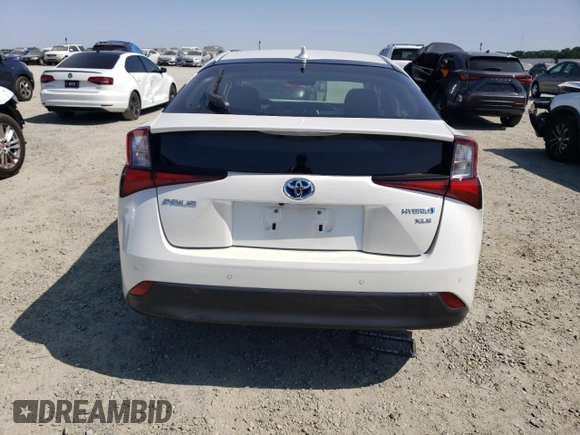 2020 Toyota Prius L Eco with VIN JTDKARFU6L3124832, listed as a Copart auction lot 60941025 with 42,646 mi miles and Salvage title. Bid and sale history available at DreamBid. Image 6.