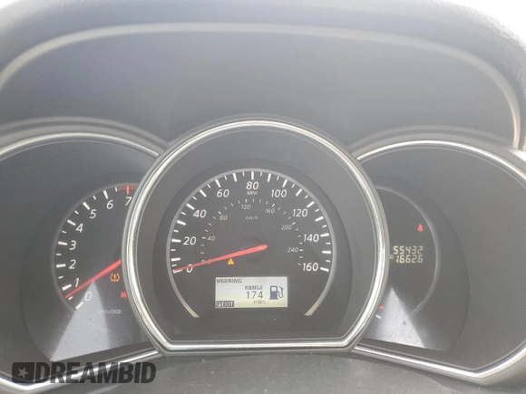 2013 Nissan Murano SV with VIN JN8AZ1MW6DW310398, listed as a Copart auction lot 53489815 with 55,432 mi miles and Salvage Title. Bid and sale history available at carsss.com. Image 9.