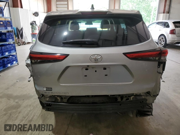 2022 Toyota Highlander L with VIN 5TDCZRAH6NS097981, listed as a Copart auction lot 54447185 with 60,934 mi miles and Salvage title. Bid and sale history available at DreamBid. Image 6.