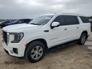 2022 GMC Yukon XL SLE z VIN 1GKS1FKD1NR354268, wystawiony jako Copart lot #54938185 z przebiegiem Nie podano mil oraz Nie do naprawy • Non repairable. Historia ofert i sprzedaży dostępna na DreamBid. Obrazek 1.