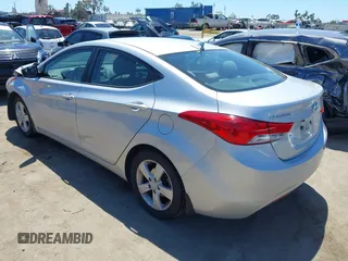2013 Hyundai Elantra Limited with VIN 5NPDH4AE0DH419390, listed as a IAAI auction lot 42217737 with 50,991 mi miles and . Bid and sale history available at DreamBid. Image 3.