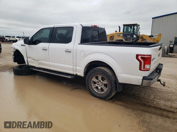 2015 Ford F-150 XL with VIN 1FTEW1CP2FKE23839, listed as a Copart auction lot 54577605 with 131,025 mi miles and Salvage title. Bid and sale history available at DreamBid. Image 2.