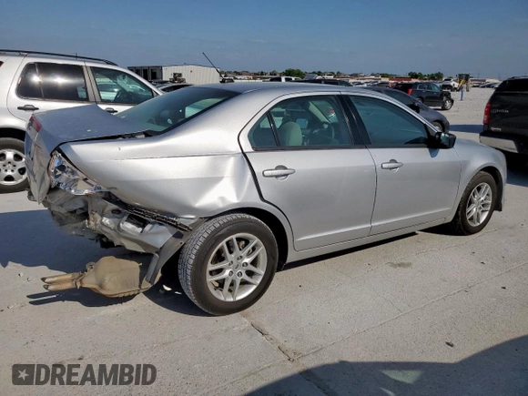 2010 Ford Fusion S with VIN 3FAHP0GA0AR111507, listed as a Copart auction lot 53186295 with 128,167 mi miles and Salvage Title. Bid and sale history available at carsss.com. Image 3.