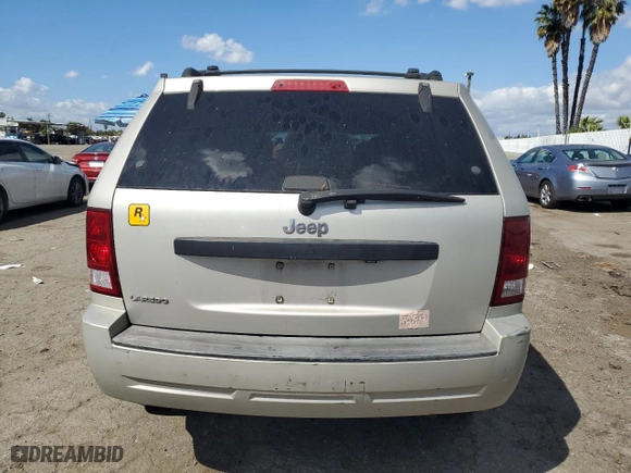 2007 Jeep Grand Cherokee Laredo with VIN 1J8GS48K07C699301, listed as a Copart auction lot 51000705 with 104,256 mi miles and Clean Title. Bid and sale history available at carsss.com. Image 6.