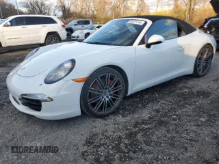 2015 Porsche 911 Carrera S with VIN WP0CB2A91FS155329, listed as a Copart auction lot 80475144 with 0 mi miles and Salvage Title. Bid and sale history available at carsss.com. Image 1.
