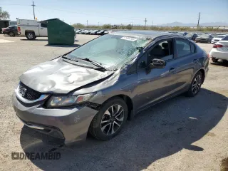 2015 Honda Civic EX z VIN 19XFB2F89FE002259, wystawiony jako Copart lot #57186775 z przebiegiem 62 768 mil mil oraz Szkoda całkowita • Salvage title. Historia ofert i sprzedaży dostępna na DreamBid. Obrazek 1.
