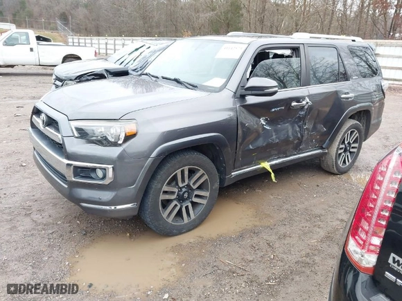 2014 Toyota 4Runner Limited with VIN JTEBU5JR4E5154613, listed as a IAAI auction lot 41142573 with 148,755 mi miles. Bid and sale history available at carsss.com. Image 2.