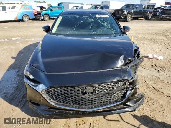 2024 Mazda 3 S with VIN 3MZBPAAM3RM423321, listed as a Copart auction lot 88738705 with 6,889 mi miles and Salvage Title. Bid and sale history available at DreamBid. Image 5.