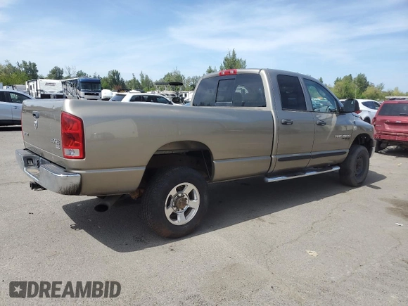 2006 Dodge 2500 SLT z VIN 1D7KS28C66J133092, wystawiony jako Copart lot #54541285 z przebiegiem 118 218 mil mil oraz Szkoda całkowita • Salvage title. Historia ofert i sprzedaży dostępna na DreamBid. Obrazek 3.