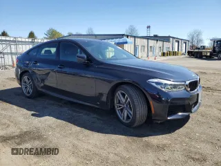 2019 BMW 6 Series 640i xDrive with VIN WBAJV6C56KBK08937, listed as a Copart auction lot 50201275 with 9,000 mi miles and Salvage Title. Bid and sale history available at carsss.com. Image 4.