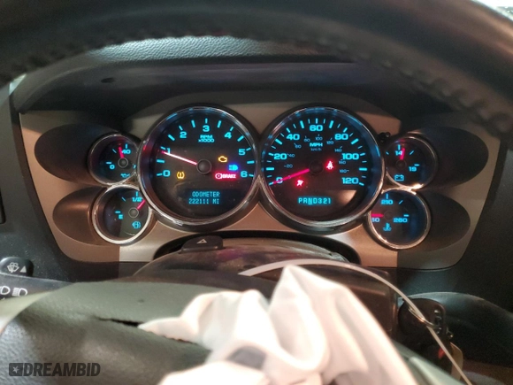 2008 Chevrolet Silverado 1500 LT w/1LT with VIN 2GCEK19J181321417, listed as a Copart auction lot 51521345 with 222,111 mi miles and Salvage Title. Bid and sale history available at carsss.com. Image 9.