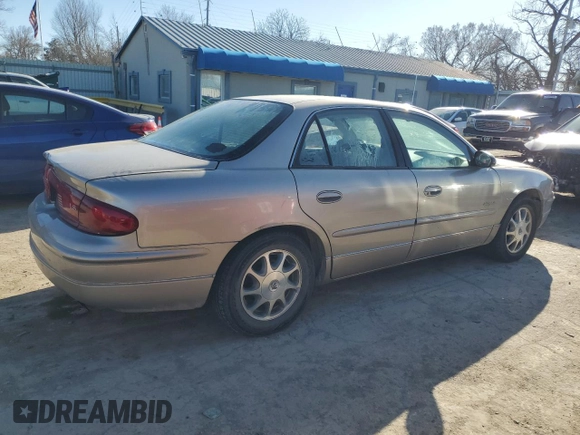 1998 Buick Regal LS with VIN 2G4WB52K3W1563875, listed as a Copart auction lot 47526895 with 105,775 mi miles and Salvage Title. Bid and sale history available at carsss.com. Image 3.