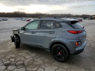 2021 Hyundai Kona Night Edition with VIN KM8K6CA52MU699063, listed as a Copart auction lot 45216775 with 58,340 mi miles and Salvage Title. Bid and sale history available at DreamBid. Image 2.