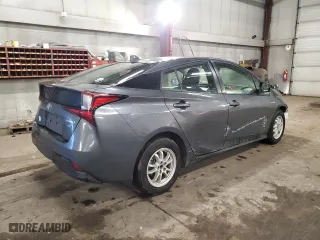 2019 Toyota Prius L Eco with VIN JTDKARFU0K3091731, listed as a Copart auction lot 46832955 with 98,327 mi miles and Salvage Title. Bid and sale history available at carsss.com. Image 3.