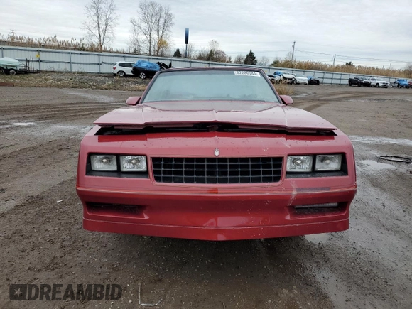 1986 Chevrolet Monte Carlo Sport с VIN 1G1GZ37G9GR168453, выставлен на аукционе Copart как лот 82286584 с пробегом 16 546 миль миль и Списание • Salvage title. История ставок и продаж доступна на DreamBid. Изображение 5.