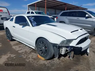 2013 Ford Mustang V6 with VIN 1ZVBP8AMXD5219039, listed as a IAAI auction lot 41483245 with 142,212 mi miles. Bid and sale history available at carsss.com. Image 1.