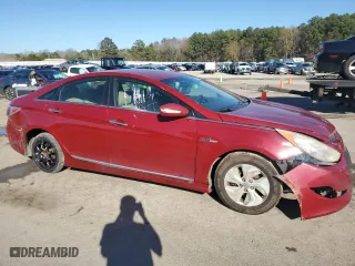 2014 Hyundai Sonata Hybrid with VIN KMHEC4A40EA110159, listed as a Copart auction lot 86592714 with 168,199 mi miles and Salvage Title. Bid and sale history available at carsss.com. Image 4.