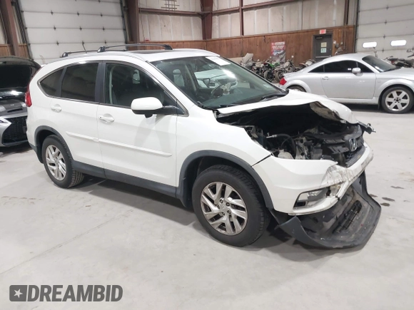 2015 Honda CR-V EX-L with VIN 5J6RM4H73FL024007, listed as a IAAI auction lot 42080104 with 122,083 mi miles. Bid and sale history available at carsss.com. Image 1.