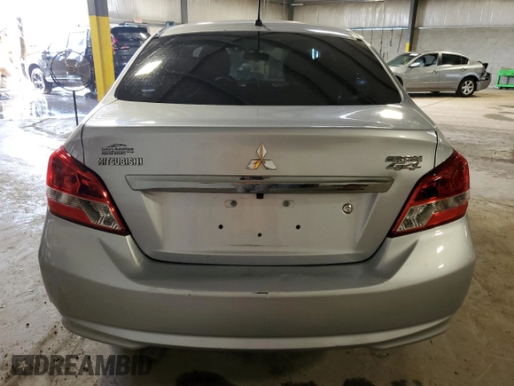 2019 Mitsubishi Mirage G4 ES with VIN ML32F3FJ3KHF16484, listed as a Copart auction lot 59752864 with 90,614 mi miles and Salvage Title. Bid and sale history available at carsss.com. Image 6.