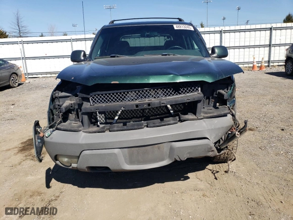 2002 Chevrolet Avalanche with VIN 3GNEK13T72G133453, listed as a Copart auction lot 48813245 with 353,780 mi miles and Salvage Title. Bid and sale history available at carsss.com. Image 5.