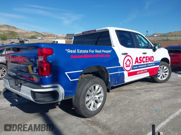 2024 Chevrolet Silverado 1500 Custom with VIN 1GCPABEK2RZ137144, listed as a IAAI auction lot 41868390 with 16,536 mi miles and . Bid and sale history available at DreamBid. Image 4.