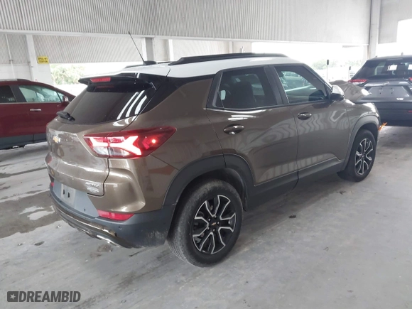 2021 Chevrolet TrailBlazer ACTIV with VIN KL79MVSL7MB172257, listed as a IAAI auction lot 41392680 with 31,222 mi miles. Bid and sale history available at carsss.com. Image 4.