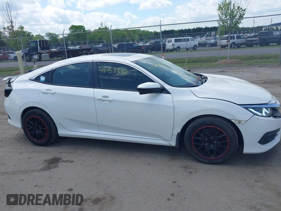2016 Honda Civic EX with VIN 19XFC2F74GE081734, listed as a IAAI auction lot 42157310 with 152,475 mi miles and . Bid and sale history available at DreamBid. Image 13.
