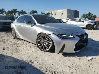 2023 Lexus IS 300 with VIN JTHDA1D28P5127204, listed as a Copart auction lot 42955265 with 8,791 mi miles and Non repairable. Bid and sale history available at DreamBid. Image 4.
