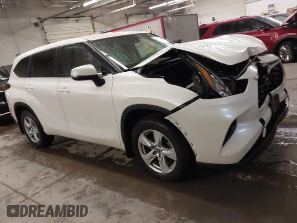 2020 Toyota Highlander L z VIN 5TDCZRBH7LS023951, wystawiony jako IAAI lot #41558271 z przebiegiem 42 943 mil mil oraz . Historia ofert i sprzedaży dostępna na DreamBid. Obrazek 1.