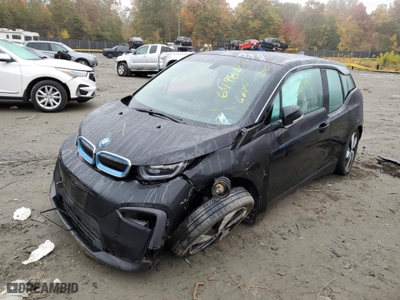 2018 BMW i3 with VIN WBY7Z4C52JVC34780, listed as a Copart auction lot 64986792 with 0 mi miles. Bid and sale history available at carsss.com. Image 2.