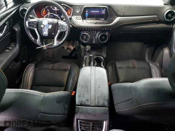 2019 Chevrolet Blazer Premier with VIN 3GNKBFRS3KS683020, listed as a Copart auction lot 44775425 with 94,923 mi miles and Salvage title. Bid and sale history available at DreamBid. Image 8.