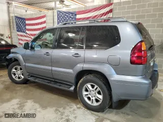 2007 Lexus GX 470 with VIN JTJBT20X870139695, listed as a Copart auction lot 67362474 with 222,269 mi miles and Salvage Title. Bid and sale history available at carsss.com. Image 2.