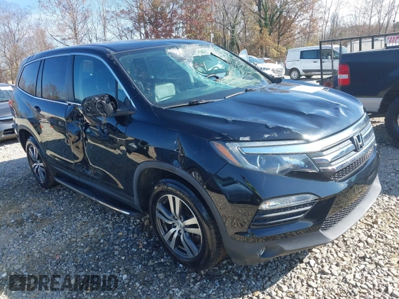 2018 Honda Pilot EX-L with VIN 5FNYF6H59JB062326, listed as a IAAI auction lot 40662881 with 77,573 mi miles and . Bid and sale history available at DreamBid. Image 1.