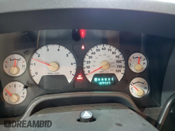 2007 Dodge Ram 2500 ST with VIN 3D7KS26D47G725525, listed as a Copart auction lot 83011754 with 109,447 mi miles and Clean Title. Bid and sale history available at carsss.com. Image 9.