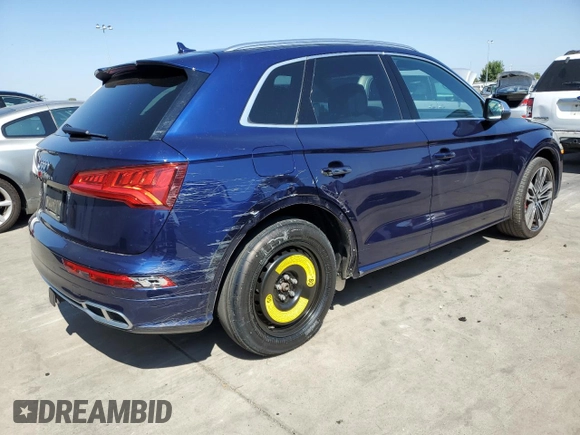 2018 Audi SQ5 Premium Plus with VIN WA1A4AFY2J2204214, listed as a Copart auction lot 62979353 with 0 mi miles. Bid and sale history available at carsss.com. Image 3.