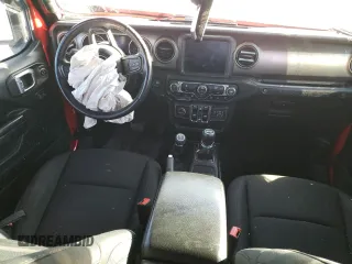 2021 Jeep Wrangler Unlimited Sport S with VIN 1C4HJXDG7MW509859, listed as a Copart auction lot 42185545 with 41,805 mi miles and Salvage Title. Bid and sale history available at carsss.com. Image 8.