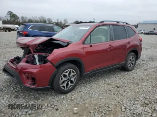2021 Subaru Forester Premium z VIN JF2SKAFC7MH588787, wystawiony jako Copart lot #82342504 z przebiegiem Nie podano mil oraz Szkoda całkowita • Salvage title. Historia ofert i sprzedaży dostępna na DreamBid. Obrazek 1.