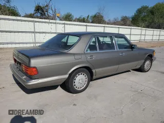1986 Mercedes-Benz 420 Series 420SEL with VIN WDBCA35D4GA274036, listed as a Copart auction lot 52366565 with 119,277 mi miles and Clean Title. Bid and sale history available at carsss.com. Image 3.