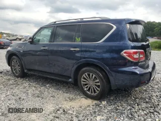 2019 Nissan Armada Platinum with VIN JN8AY2NEXK9759206, listed as a Copart auction lot 58602094 with 78,525 mi miles and Salvage Title. Bid and sale history available at carsss.com. Image 2.