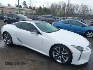 2018 Lexus LC with VIN JTHHP5AY9JA000847, listed as a IAAI auction lot 41898193 with 54,626 mi miles. Bid and sale history available at carsss.com. Image 1.