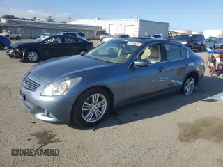 2010 Infiniti G37 Sedan Journey with VIN JN1CV6AP6AM408674, listed as a Copart auction lot 51448625 with 0 mi miles and Salvage Title. Bid and sale history available at carsss.com. Image 1.